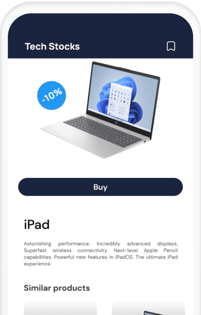 Faire une appli ecommerce